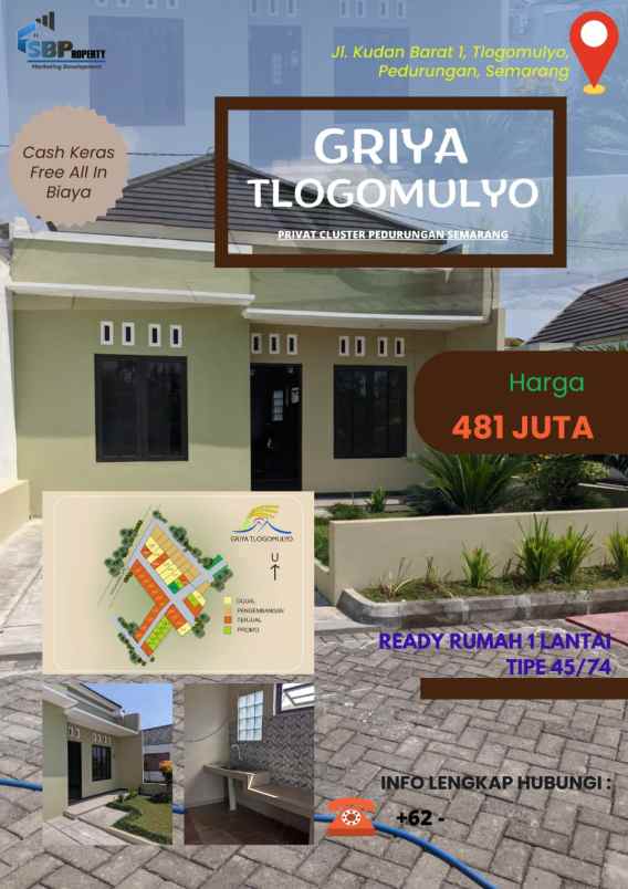 dijual rumah jl kudan