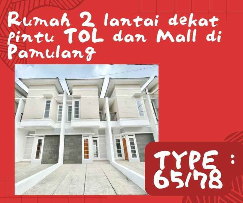 dijual rumah jl sawo pamulang