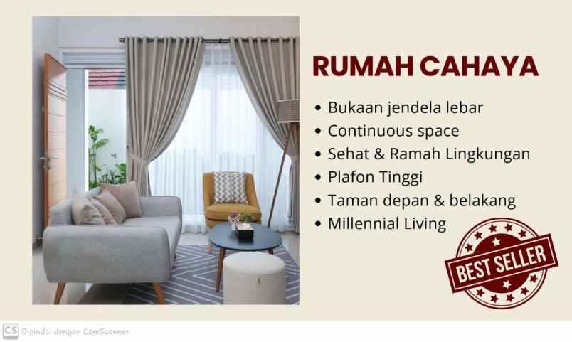 dijual rumah jln cipamokolan