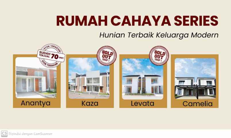 dijual rumah jln cipamokolan