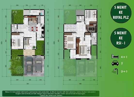 dijual rumah karah