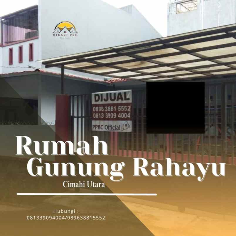 dijual rumah kel pasirkaliki kec cimahi