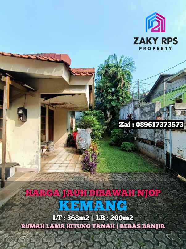 dijual rumah kemang