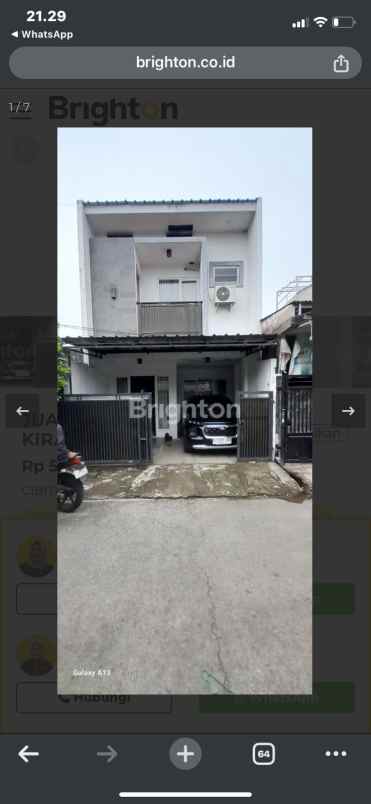 dijual rumah kirana cibitung