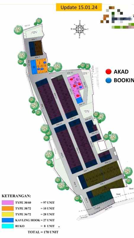 dijual rumah lokasi dekat sawangan