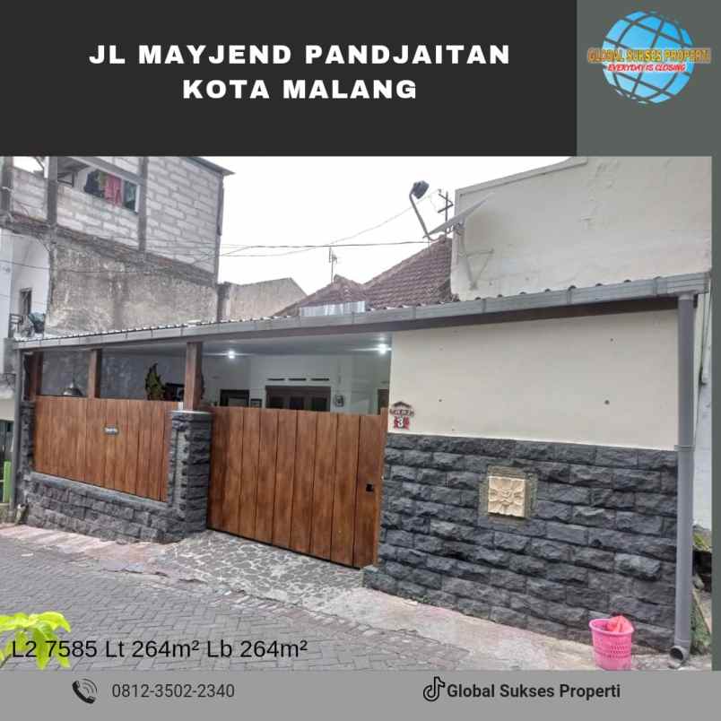 dijual rumah mayjend panjaitan