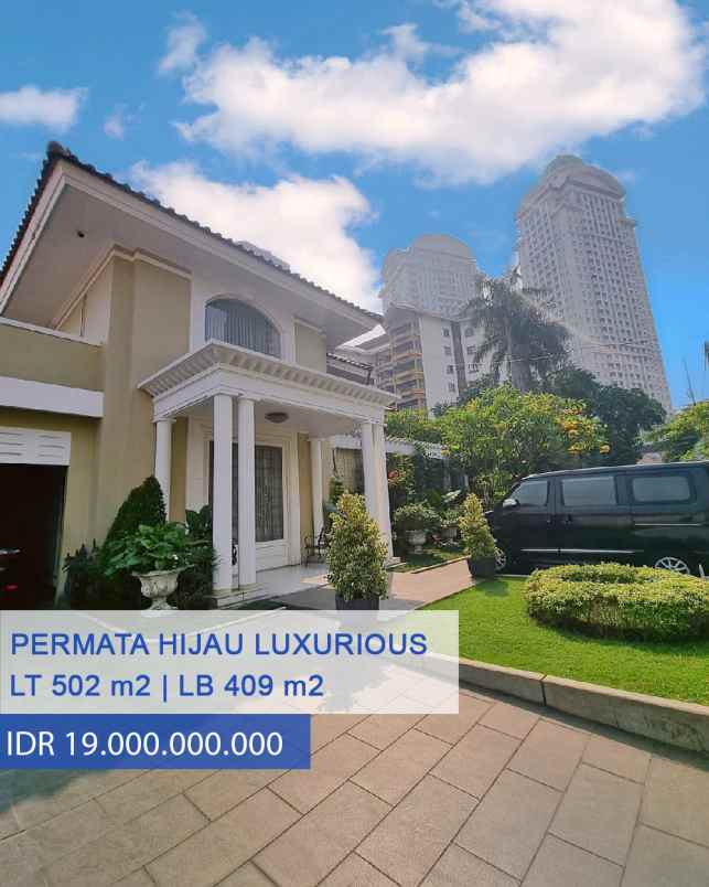 dijual rumah permata hijau jakarta selatan