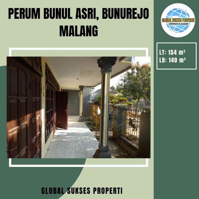 dijual rumah perum bunul asri bunurejo