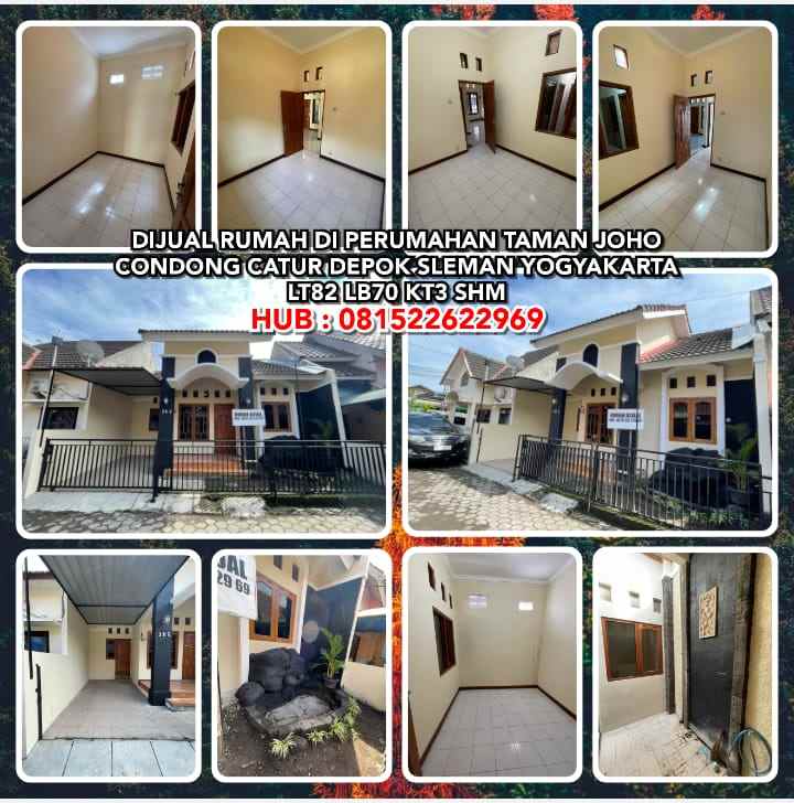 dijual rumah perumahan taman joho