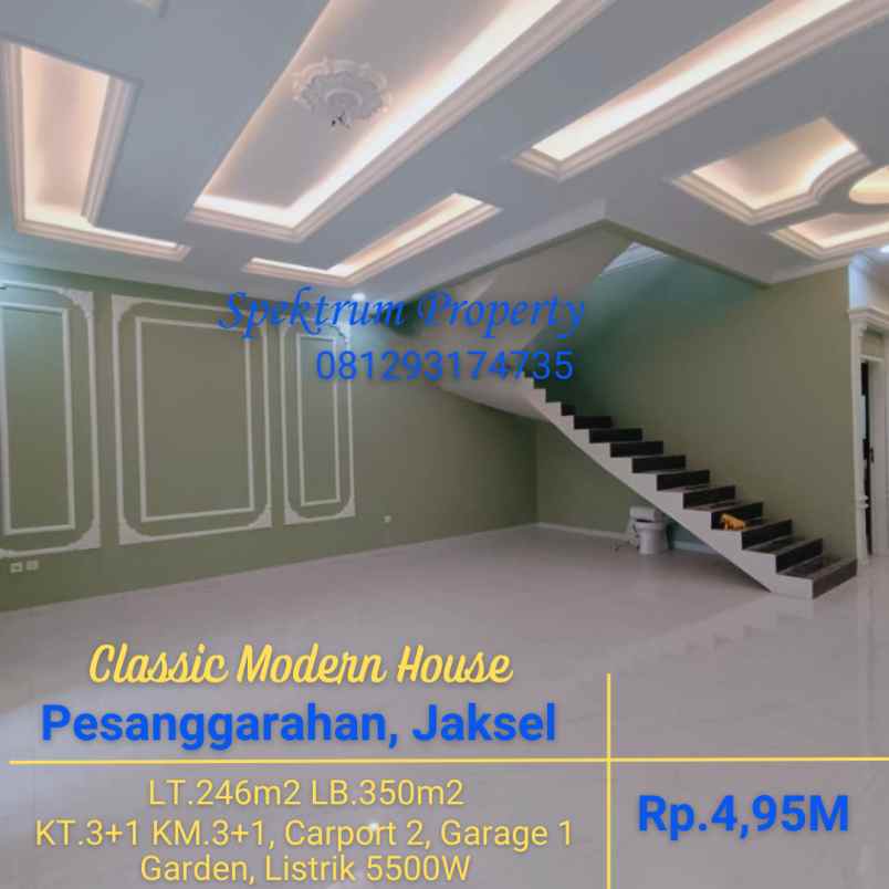 dijual rumah pesanggrahan jaksel