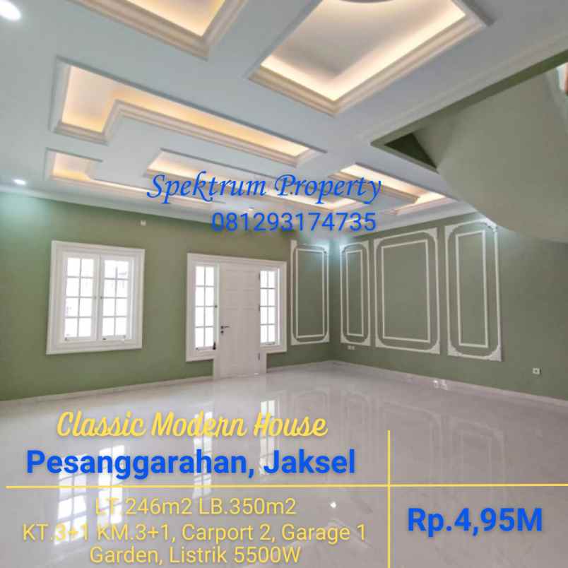 dijual rumah pesanggrahan jaksel