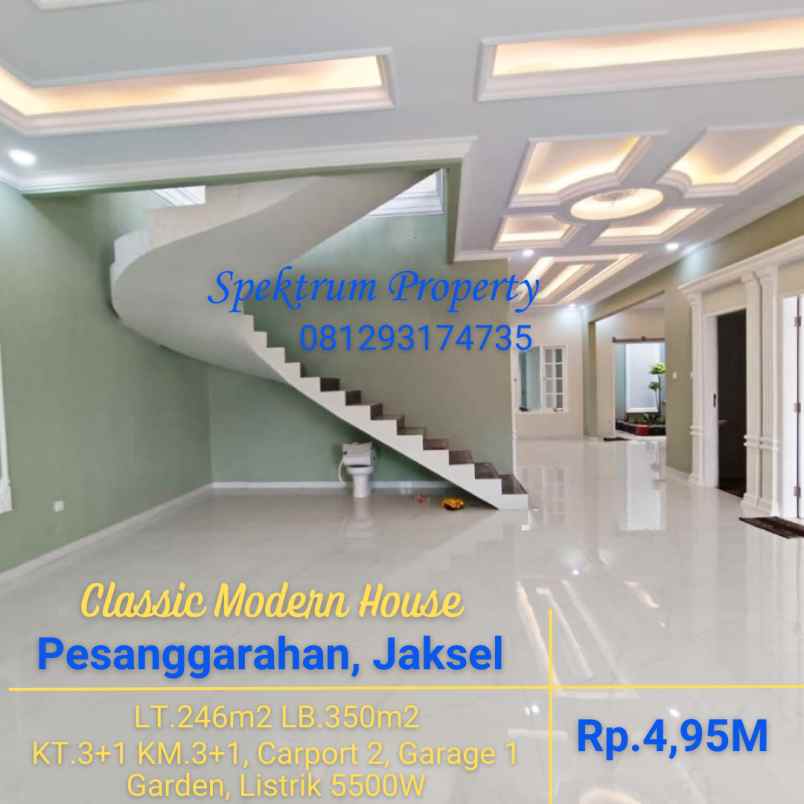 dijual rumah pesanggrahan jaksel