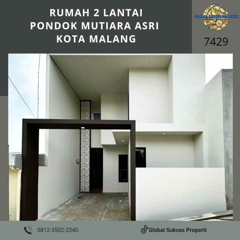 dijual rumah pondok mutiara asri