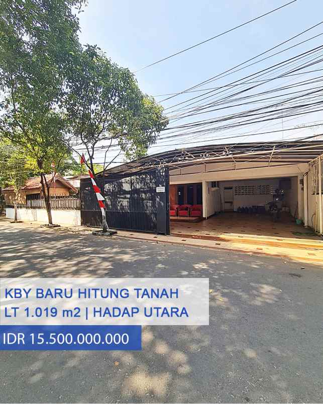 dijual rumah radio dalam kebayoran baru