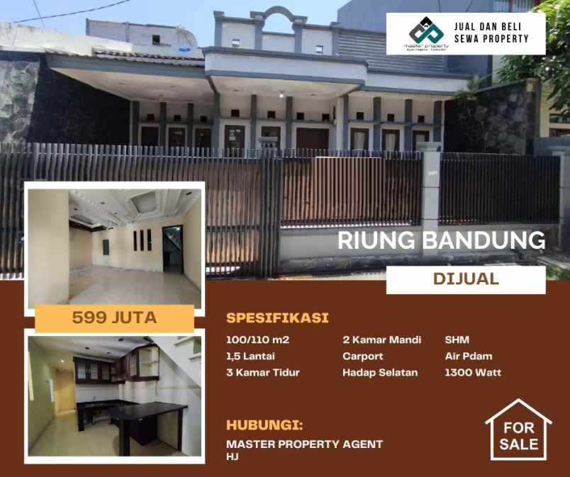 dijual rumah riungbandung