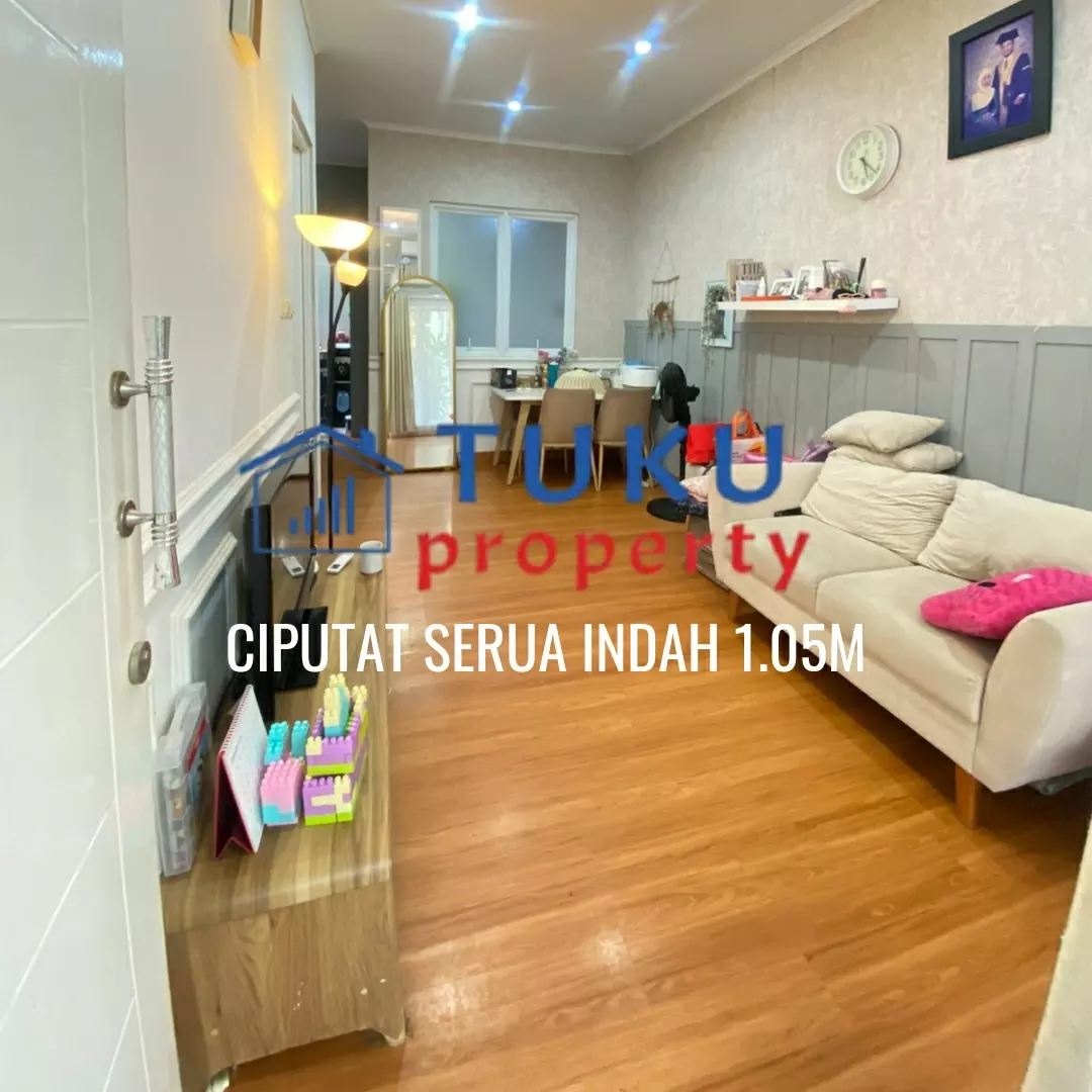 dijual rumah serua indah ciputat