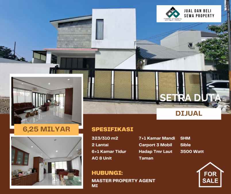 dijual rumah setra duta