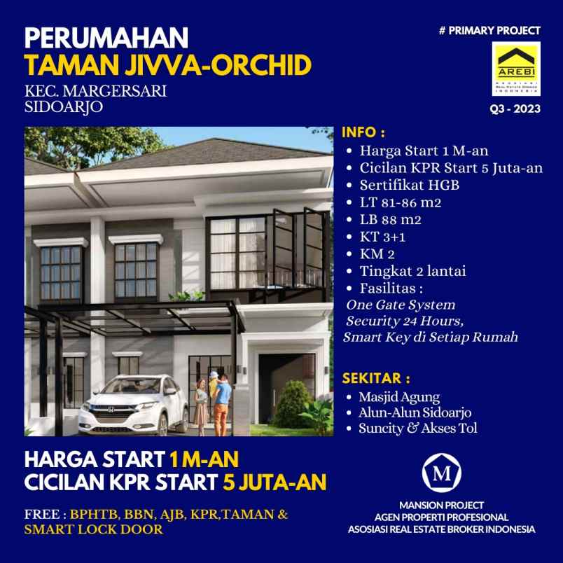 dijual rumah taman jivva