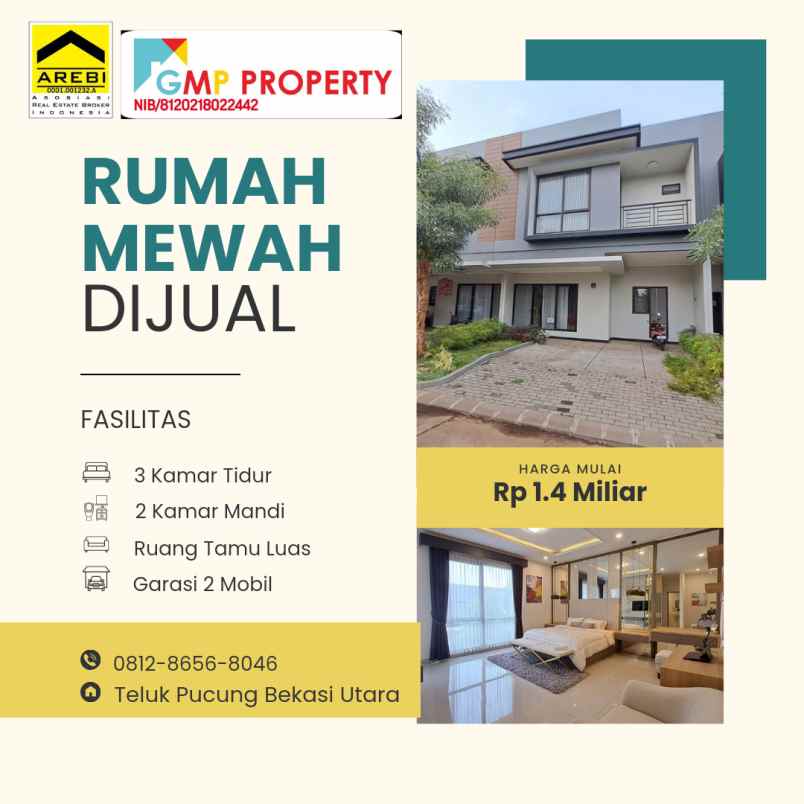 dijual rumah teluk pucung