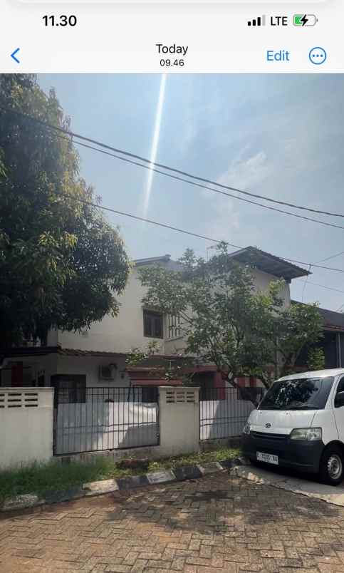 dijual rumah villa bintaro regency blok