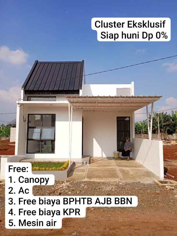 dijual rumah waru parung kabupaten bogor