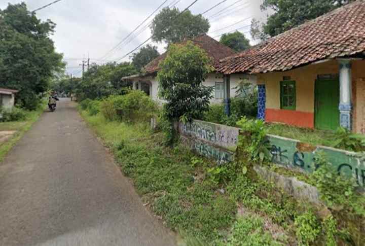 dijual tanah ada bangun rumah tdk kepakai pinggir jl