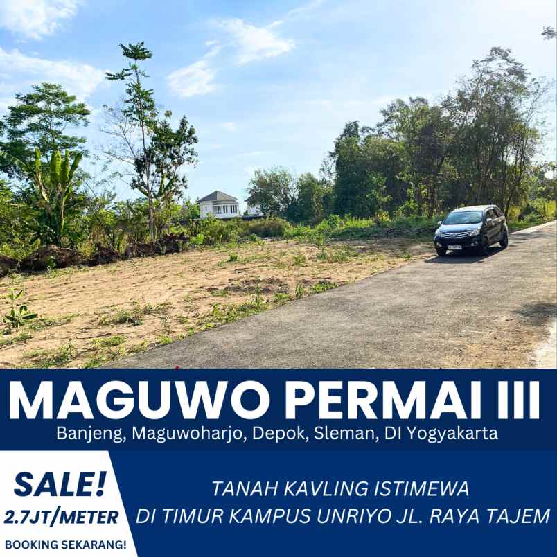 dijual tanah banjeng maguwoharjo depok