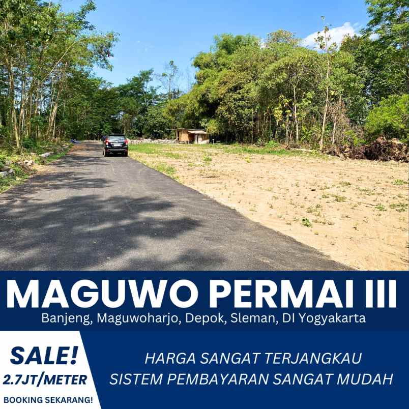 dijual tanah banjeng maguwoharjo depok