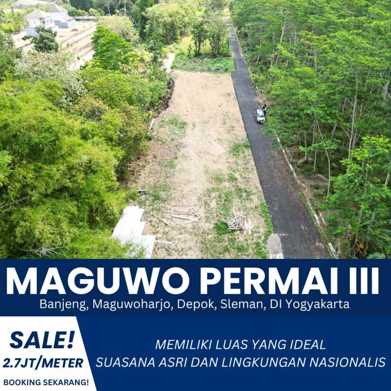 dijual tanah banjeng maguwoharjo depok