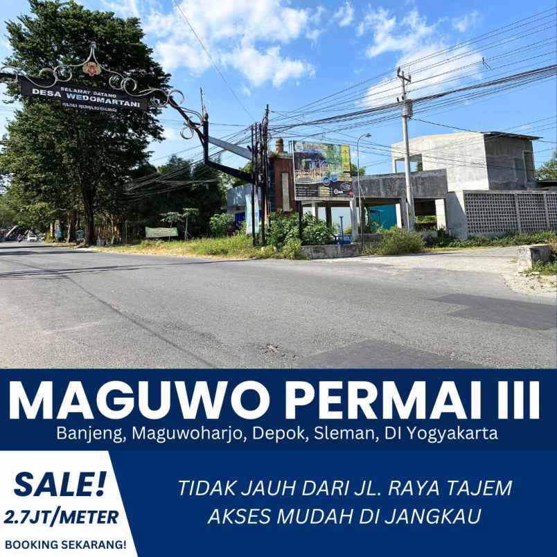 dijual tanah banjeng maguwoharjo depok