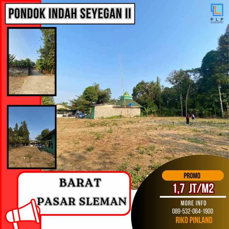 dijual tanah beteng margoagung seyegan