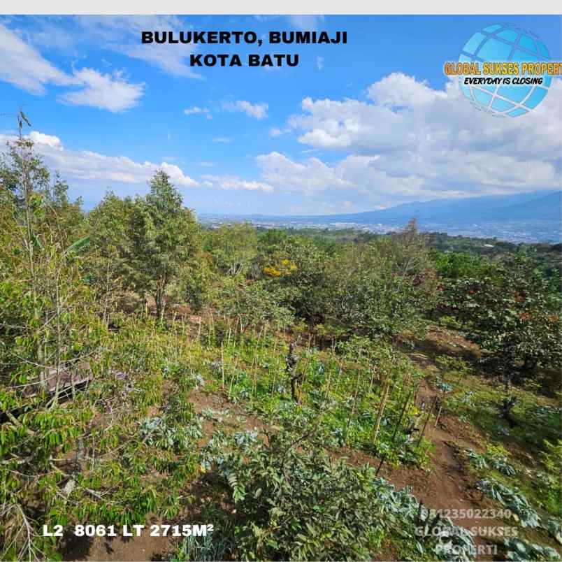 dijual tanah bulukerto