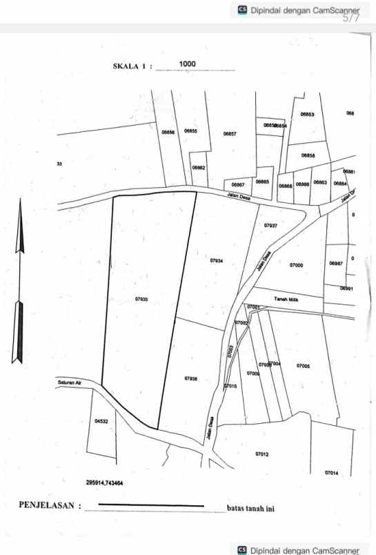 dijual tanah ciptaharja