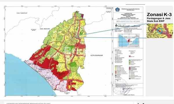 dijual tanah dalung permai kuta badung bali