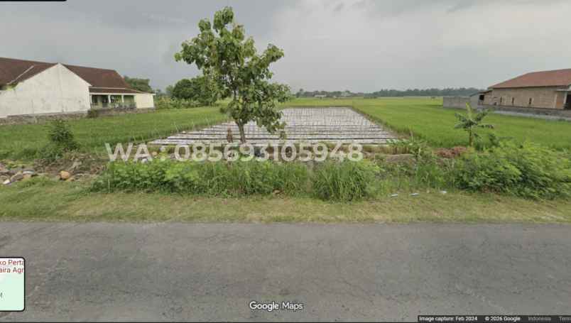 dijual tanah desa wates tanjunganom nganjuk jawa timur