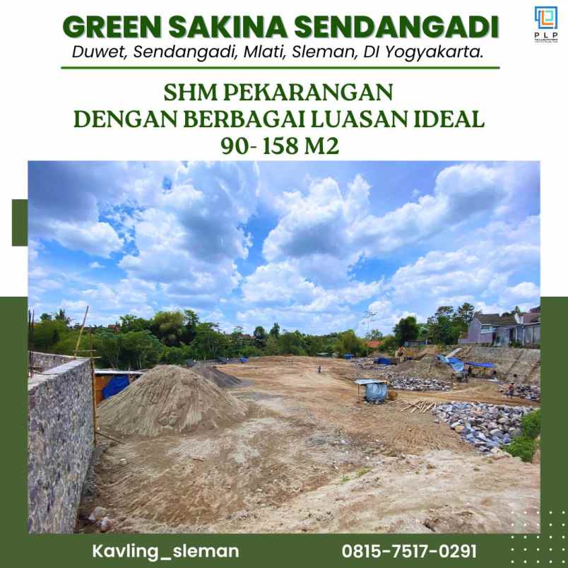 dijual tanah duwet sendangadi mlati