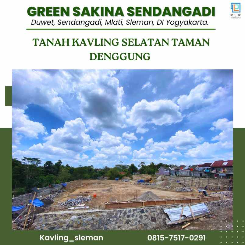 dijual tanah duwet sendangadi mlati