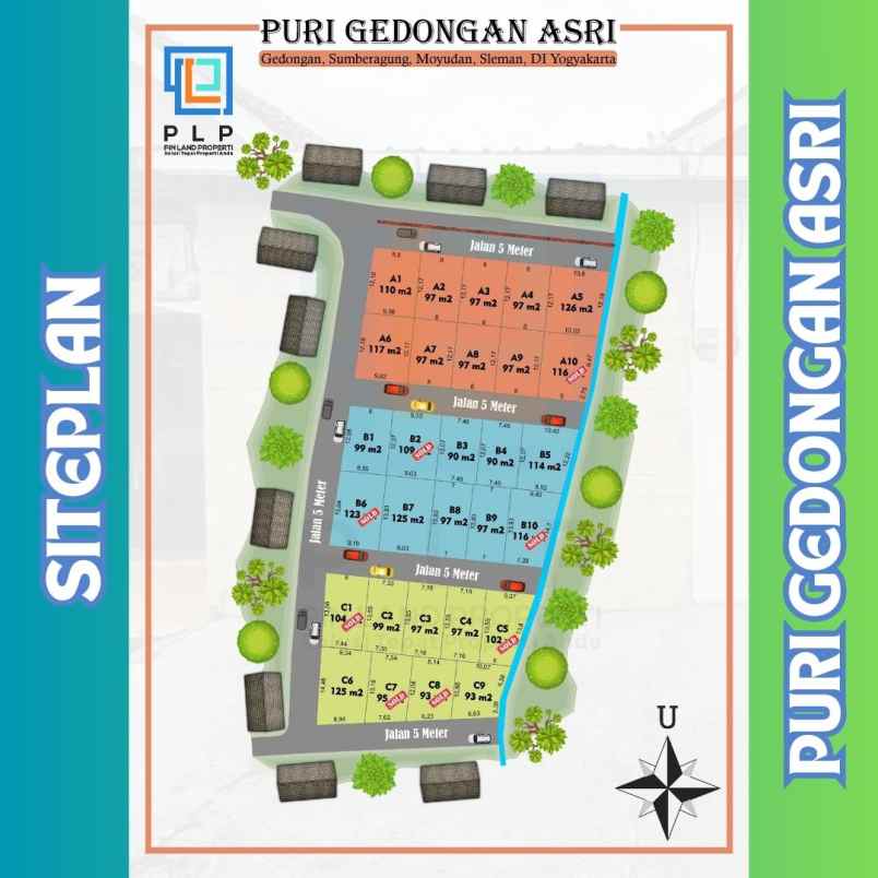 dijual tanah gedongan sumberagung