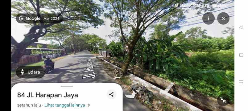 dijual tanah jalan harapan jaya