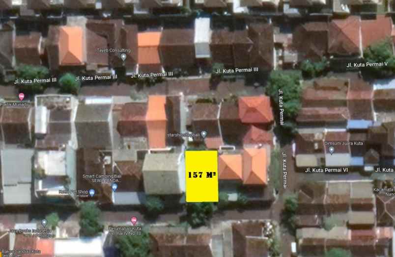 dijual tanah jalan kuta badung bali