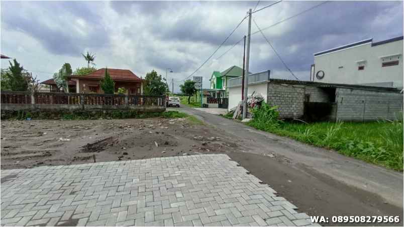 dijual tanah jl damai lojajar