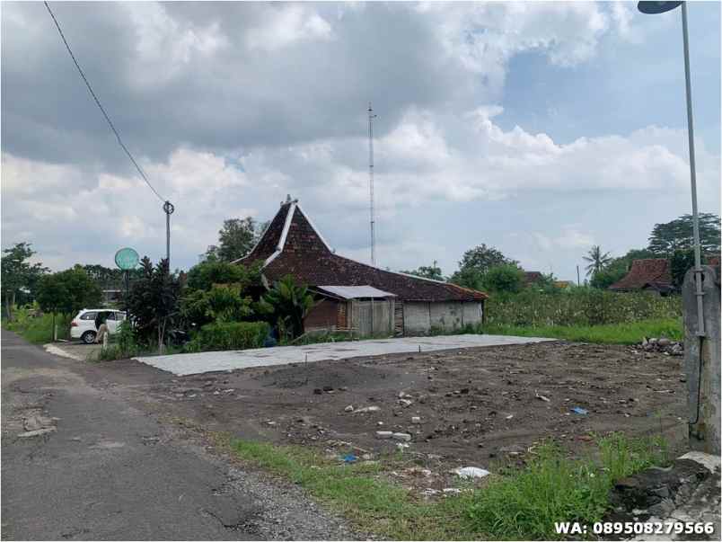 dijual tanah jl damai lojajar