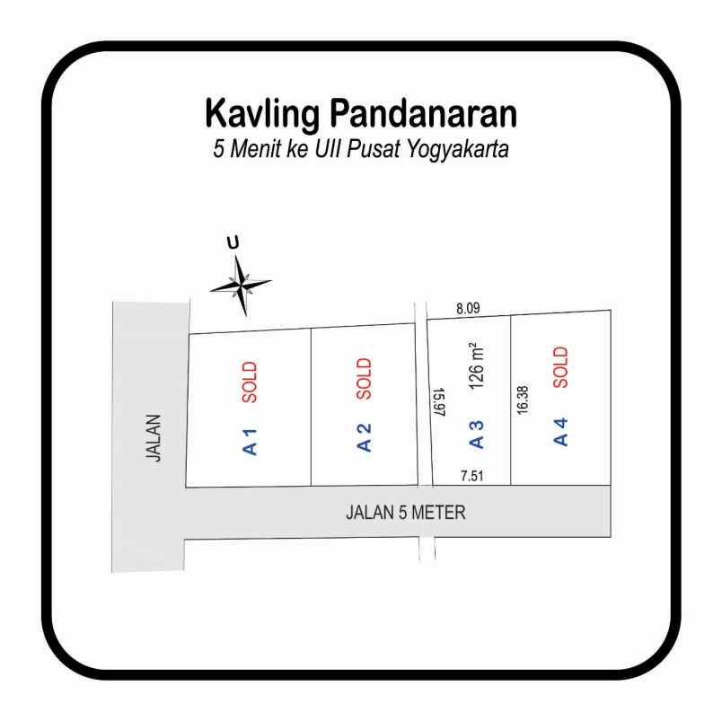 dijual tanah jl degolan bulus i