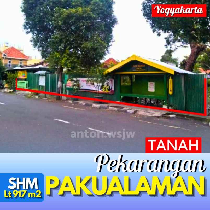 dijual tanah jl harjowinatan