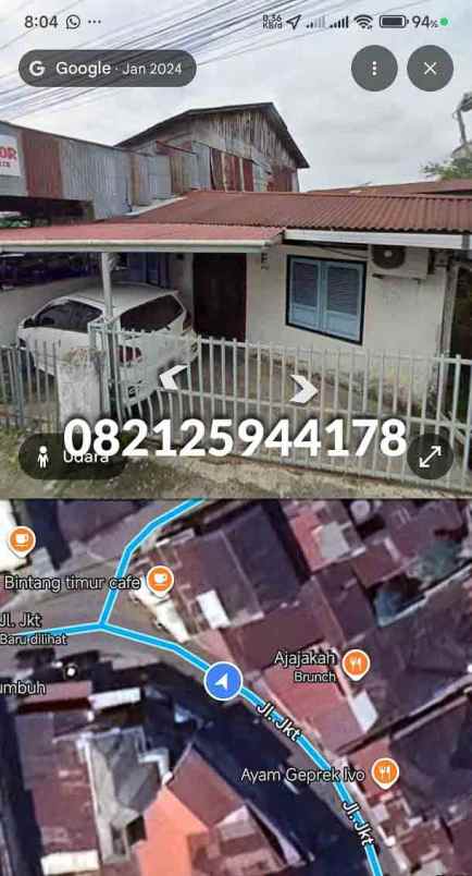 dijual tanah jl jakarta parik rantang