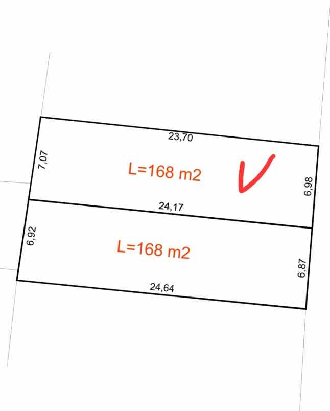 dijual tanah jl kelurahan raya duren