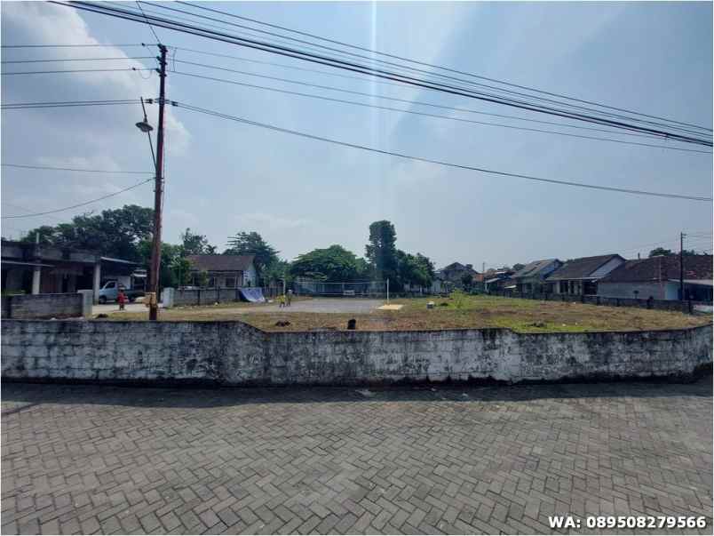 dijual tanah jl magelang gandekan