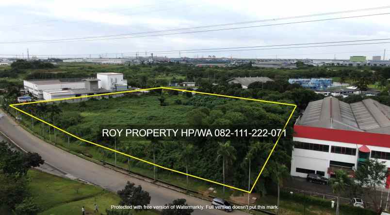 dijual tanah jl mh thamrin sukaresmi