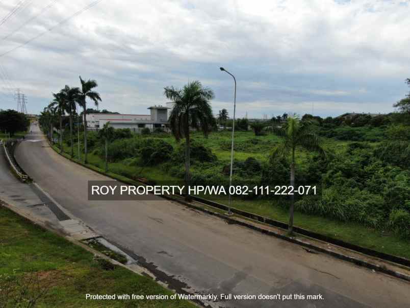 dijual tanah jl mh thamrin sukaresmi