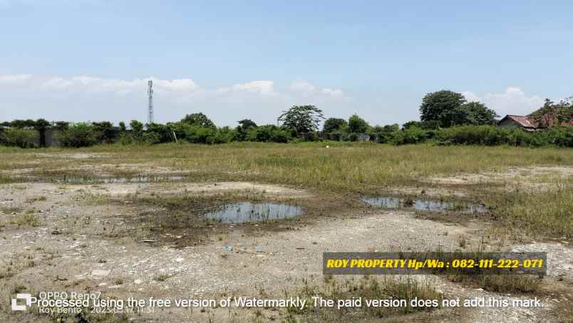 dijual tanah jl pltgu muara tawar